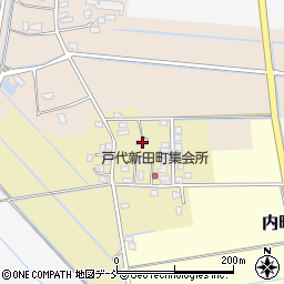 新潟県見附市戸代新田町127周辺の地図