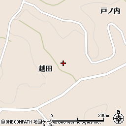 福島県二本松市成田戸ノ内110周辺の地図