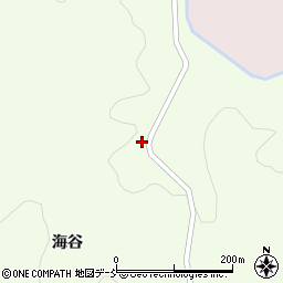 福島県二本松市東新殿海谷40周辺の地図