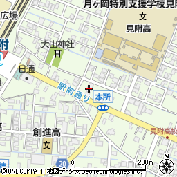 中越交通株式会社　見附営業所周辺の地図
