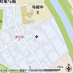 新潟県長岡市与板町東与板388-14周辺の地図