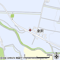 福島県会津若松市河東町金田金沢丁周辺の地図
