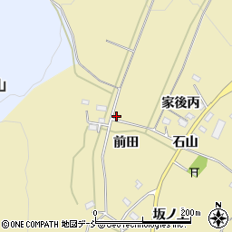 福島県会津若松市河東町八田前田丙周辺の地図