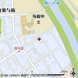 新潟県長岡市与板町東与板387周辺の地図