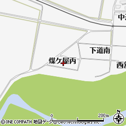 福島県猪苗代町（耶麻郡）中小松（煤ケ屋丙）周辺の地図