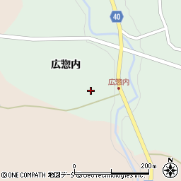 福島県二本松市小浜広惣内89周辺の地図