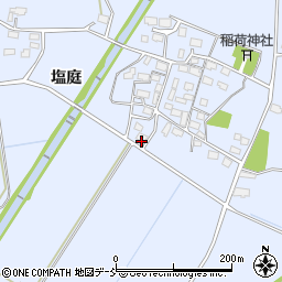 福島県会津若松市河東町金田川窪周辺の地図