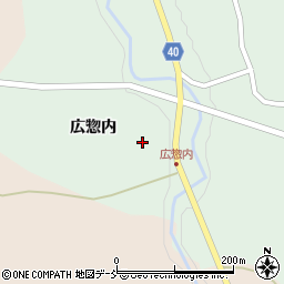 福島県二本松市小浜広惣内80周辺の地図