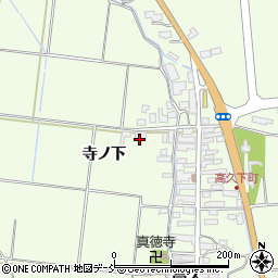 福島県会津若松市神指町大字高久寺ノ下周辺の地図