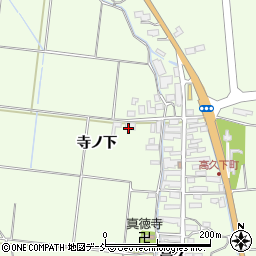 福島県会津若松市神指町大字高久（寺ノ下）周辺の地図