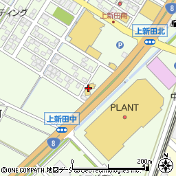 新潟日産モーターは～とぴあ見附周辺の地図