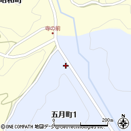 福島県二本松市五月町1丁目2周辺の地図