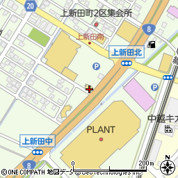 かつや見附店周辺の地図