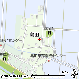 新潟県長岡市島田周辺の地図