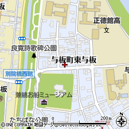 新潟県長岡市与板町東与板11周辺の地図