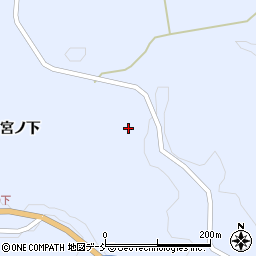 福島県二本松市西新殿杢内周辺の地図