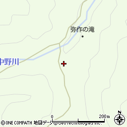 福島県西会津町（耶麻郡）野沢（中ノ沢甲）周辺の地図