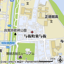 新潟県長岡市与板町東与板周辺の地図