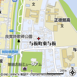 新潟県長岡市与板町東与板周辺の地図