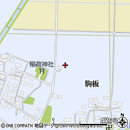 福島県会津若松市河東町金田谷地田周辺の地図