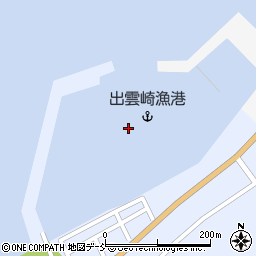 出雲崎漁港周辺の地図