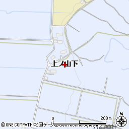 福島県会津若松市河東町金田上ノ山下周辺の地図