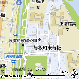 新潟県長岡市与板町東与板8-2周辺の地図