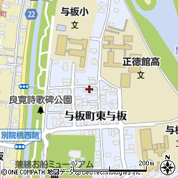 新潟県長岡市与板町東与板14周辺の地図