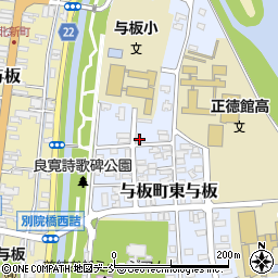 新潟県長岡市与板町東与板54周辺の地図