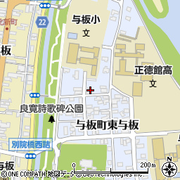 新潟県長岡市与板町東与板54-1周辺の地図