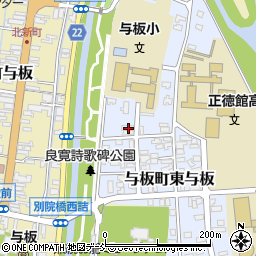 新潟県長岡市与板町東与板55周辺の地図