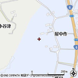 福島県南相馬市小高区女場屋中作周辺の地図