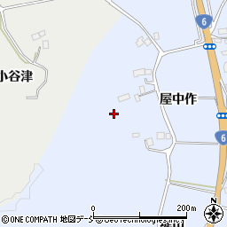 福島県南相馬市小高区女場（屋中作）周辺の地図