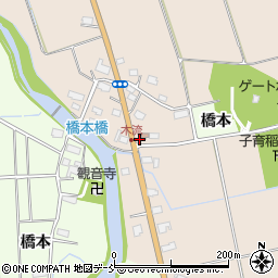 福島県会津若松市高野町橋本木流127周辺の地図