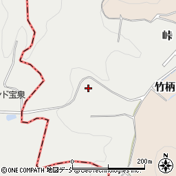 福島県二本松市峠周辺の地図