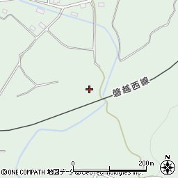 福島県磐梯町（耶麻郡）更科（下高）周辺の地図