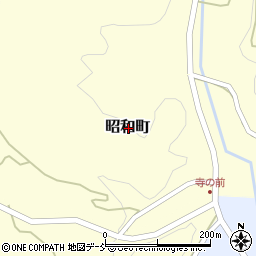 福島県二本松市昭和町周辺の地図