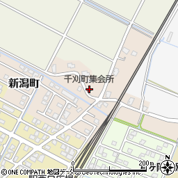 千刈町集会所周辺の地図