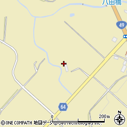 福島県会津若松市河東町八田道下甲周辺の地図