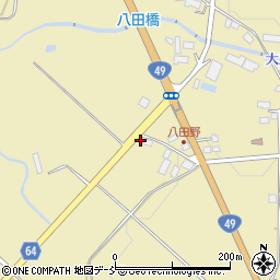 福島県会津若松市河東町八田道上甲周辺の地図