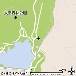 見附市スポーツ施設・公園大平森林公園周辺の地図