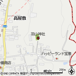羽山神社周辺の地図
