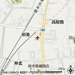 大玉村役場　東部ふれあいセンター周辺の地図