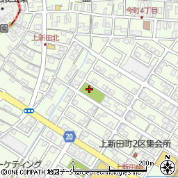 上新田児童公園周辺の地図