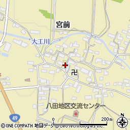 福島県会津若松市河東町八田八田野周辺の地図