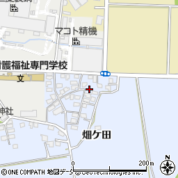 福島県会津若松市河東町金田西原周辺の地図