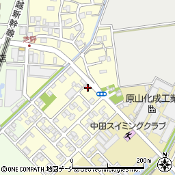 新潟県見附市芝野町413周辺の地図