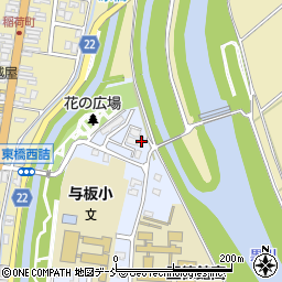 新潟県長岡市与板町東与板107周辺の地図