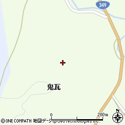 福島県二本松市東新殿五百畑周辺の地図