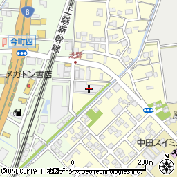 新潟県見附市芝野町1232-1周辺の地図